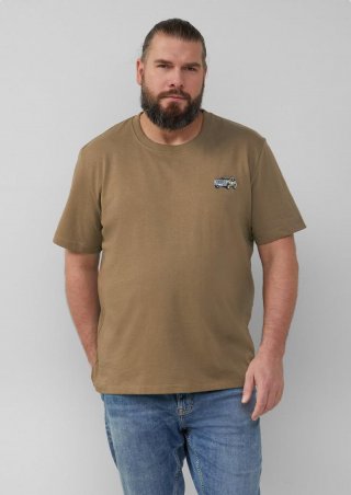 s.Oliver T-Shirt mit Ford®-Artwork aus schwerer Baumwolle - sandstein