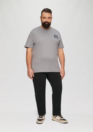 s.Oliver Regular Fit: Strukturierte Chino aus Baumwollstretch - schwarz