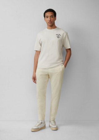 s.Oliver Jogpants aus Jersey - wollweiß