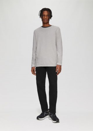 s.Oliver Rick: Cargopants aus Twill - schwarz