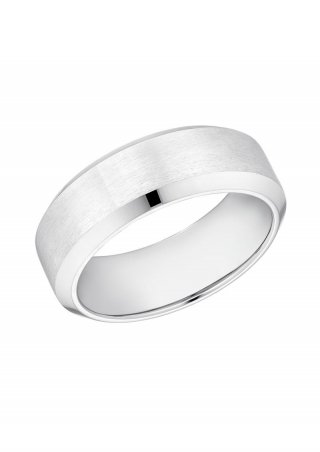 s.Oliver Matt glänzender Ring - silber