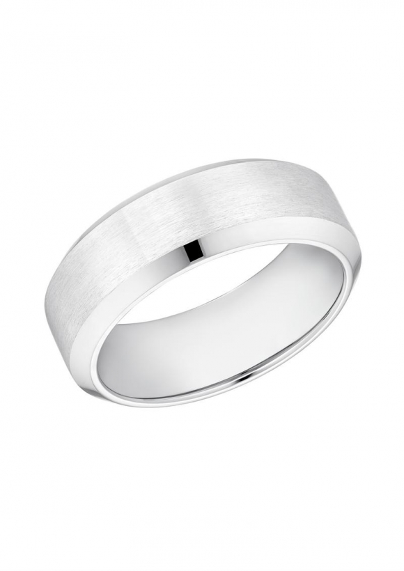 s.Oliver Matt glänzender Ring - silber