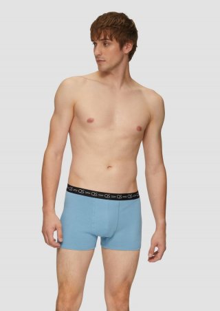 s.Oliver 3er-Set Boxershorts aus Jersey - blau