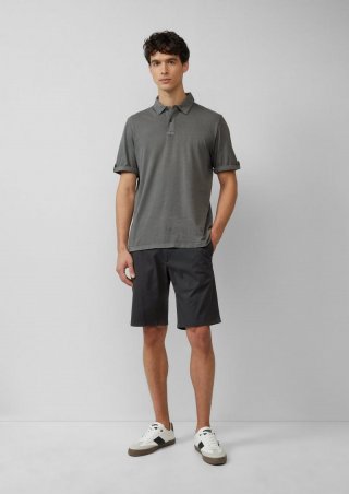 s.Oliver Phoenix: Chino-Shorts aus Baumwollstretch - schiefergrau