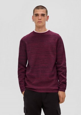 s.Oliver Strickpullover aus reiner Baumwolle - pink