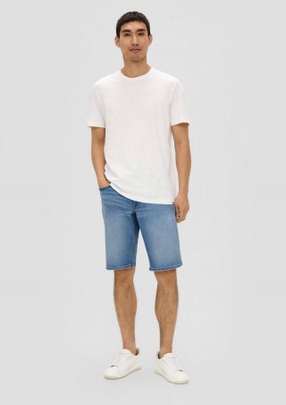 s.Oliver Jeans-Shorts / Regular Fit / Mid Rise - blau