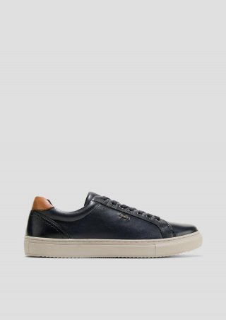 s.Oliver Sneaker aus Schafsleder - navy