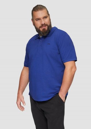 s.Oliver Poloshirt aus Baumwollpiqué - ozeanblau