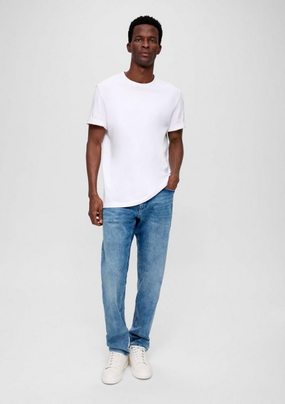 s.Oliver Jeans Mauro / Regular Fit / High Rise / Tapered Leg - blassblau