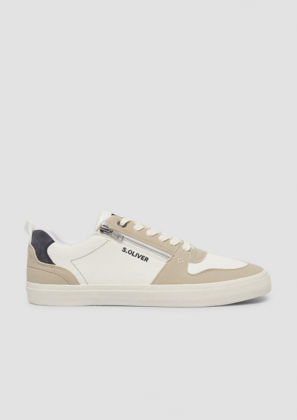 s.Oliver Schnürer im Fabricmix - beige