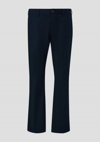 s.Oliver Chino-Hose aus Baumwollstretch - navy