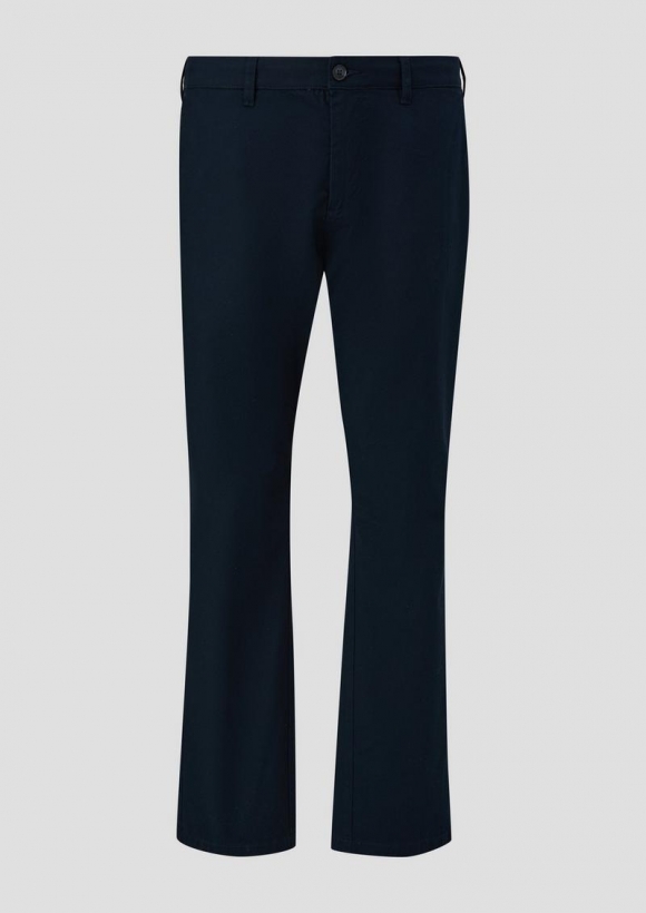 s.Oliver Chino-Hose aus Baumwollstretch - navy