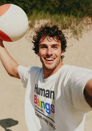 s.Oliver T-Shirt mit Pride-Motiv - weiß