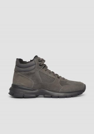 s.Oliver Stiefel mit Schnürung - dunkelgrau