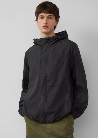 s.Oliver Packable Windbreaker mit Kapuze - schwarz