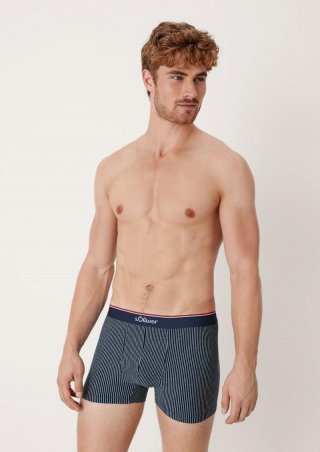 s.Oliver Boxershort im 3er-Pack - schiefergrau