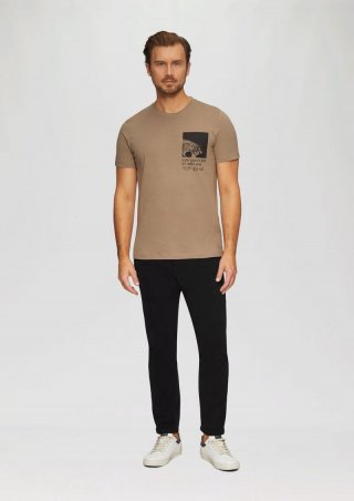 s.Oliver Regular Fit: Strukturierte Chino aus Baumwollstretch - schwarz