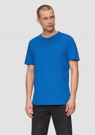 s.Oliver T-Shirt mit Logo-Detail - royalblau