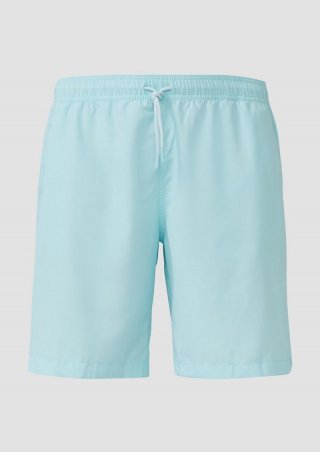 s.Oliver Badeshorts mit Elastikbund und Tunnelzug - helles türkis