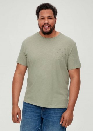 s.Oliver T-Shirt aus Baumwolle - olivgrün