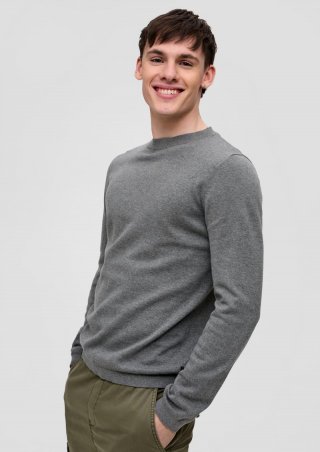 s.Oliver Basic Strickpullover - graphit