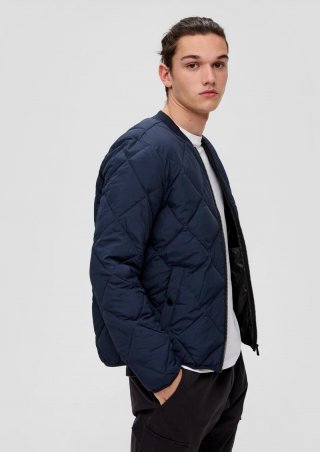 s.Oliver Leichte Steppjacke im Blouson-Stil - tiefblau