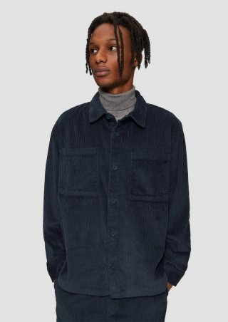s.Oliver Overshirt aus Breitcord - dunkelblau