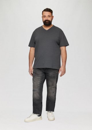 s.Oliver Jeans Casby / Relaxed Fit / High Rise / Straight Leg - dunkelgrau