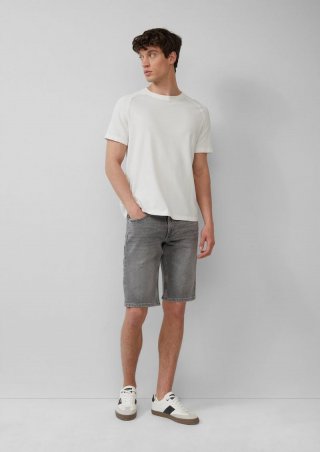 s.Oliver Jeans-Bermuda / Regular Fit / Mid Rise / Straight Leg - grau