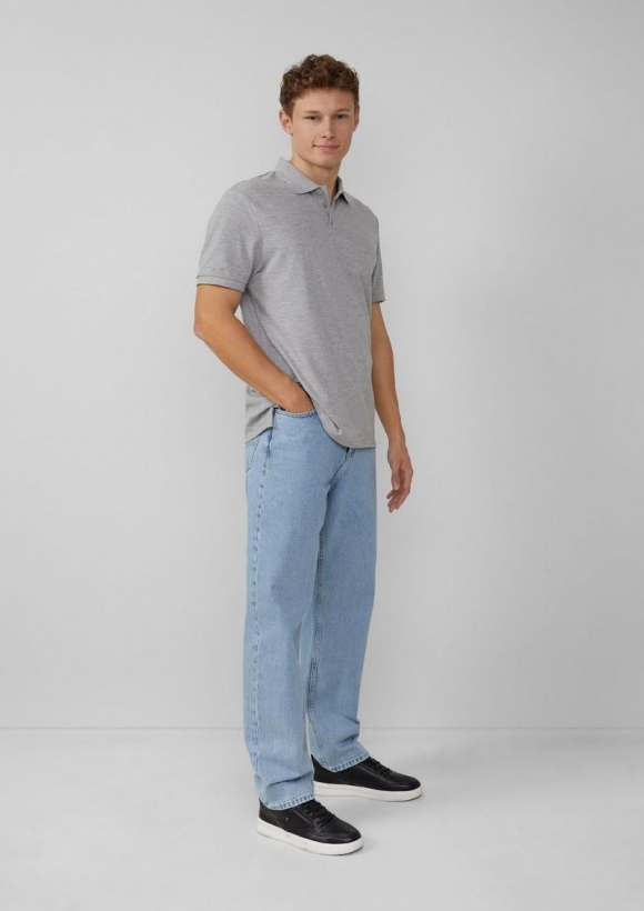 s.Oliver Jeans / Loose Fit / Straight Leg / Mid Rise - blau