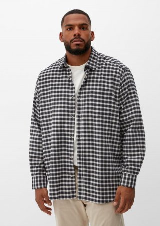 s.Oliver Regular: Hemd aus Twill - navy