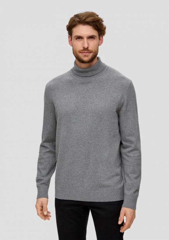 s.Oliver Pullover mit Rollkragen - graphit
