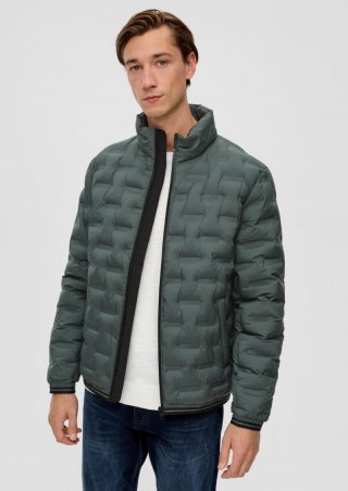 s.Oliver Jacke mit Reißverschlusstaschen - olivgrün