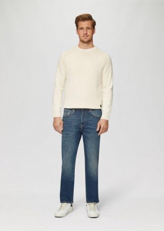 s.Oliver Jeans Benito / Regular Fit / Mid Rise / Straight Leg - dunkelblau
