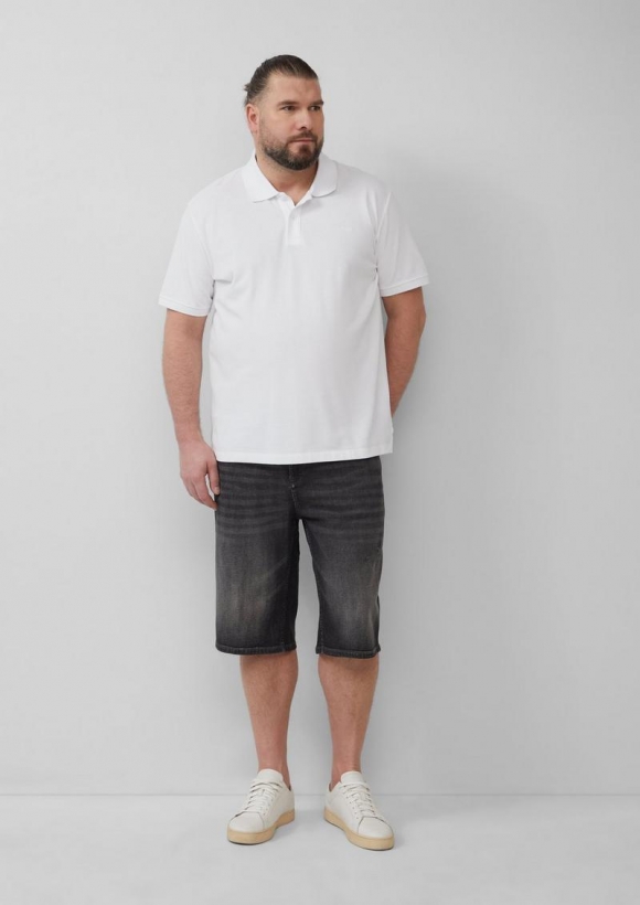 s.Oliver Bermuda-Jeans / Regular Fit / Mid Rise - dunkelgrau