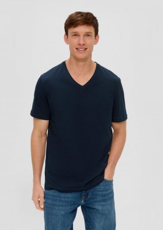 s.Oliver Baumwollshirt im 3er-Pack - mehrfarbig