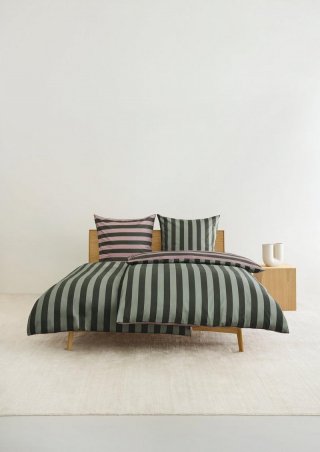 s.Oliver Bettwäsche im Streifen-Design - grün