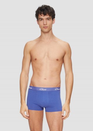 s.Oliver 3er-Pack Boxershorts - ozeanblau