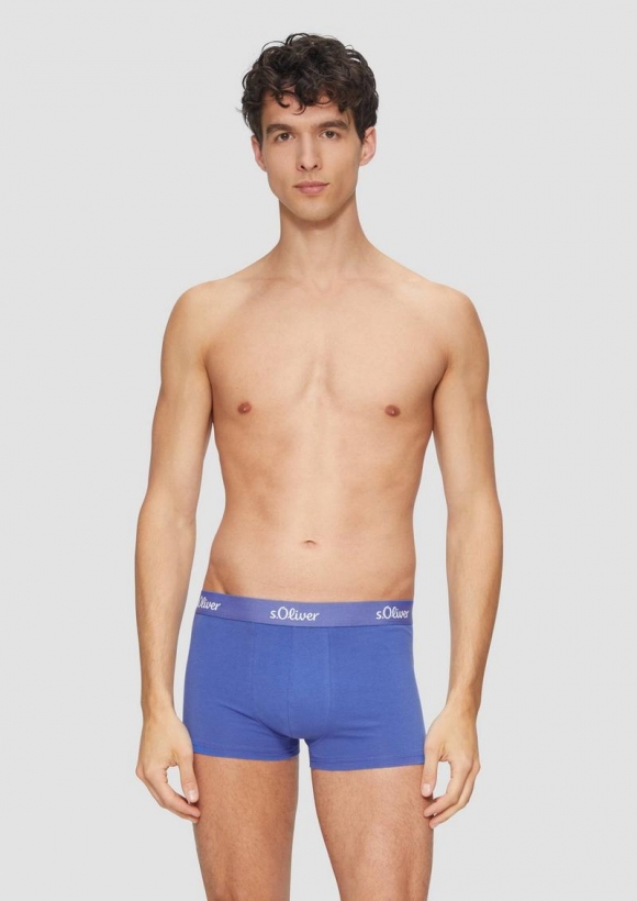 s.Oliver 3er-Pack Boxershorts - ozeanblau