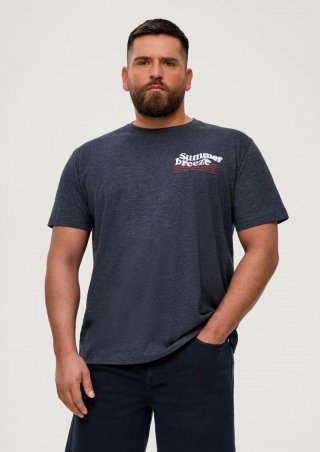 s.Oliver Jeans-Bermuda Casby / Relaxed Fit / Mid Rise / Straight Leg - navy