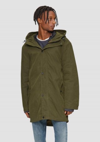 s.Oliver Parka mit herausnehmbarem Innenfutter - olivgrün