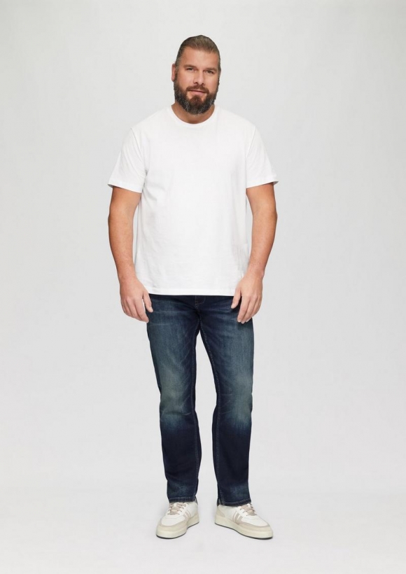 s.Oliver Jeans / Relaxed Fit / Mid Rise / Straight Leg - dunkelblau