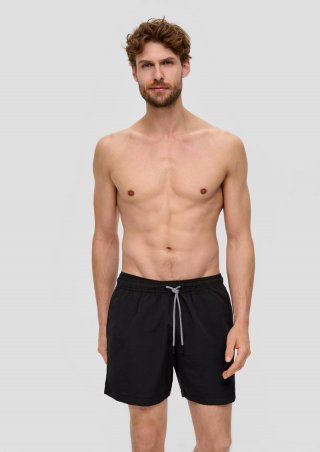 s.Oliver Badeshorts mit Eingrifftaschen - schwarz