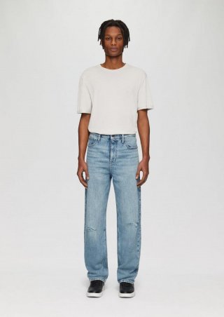 s.Oliver Denim / Loose Fit / Mid Rise / Straight Leg - blau
