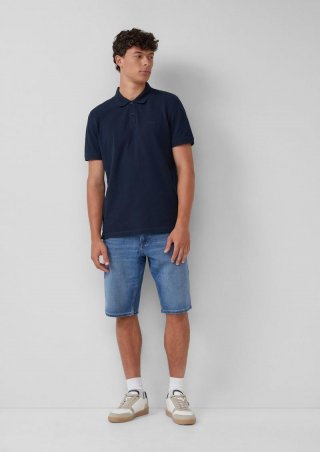 s.Oliver Jeans-Shorts / Regular Fit / Mid Rise - blau