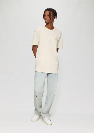 s.Oliver T-Shirt mit Rundhalsausschnitt - ecru
