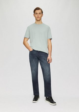 s.Oliver Denim Pete / Regular Fit / Mid Rise / Straight Leg - navy