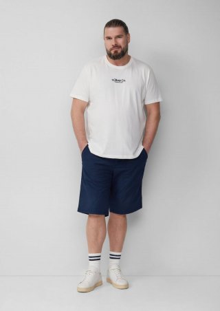 s.Oliver Phoenix: Bermuda mit Ripstop-Struktur im Worker-Style - tiefblau