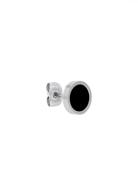 s.Oliver Single-Ohrstecker mit Achat-Stein - silber