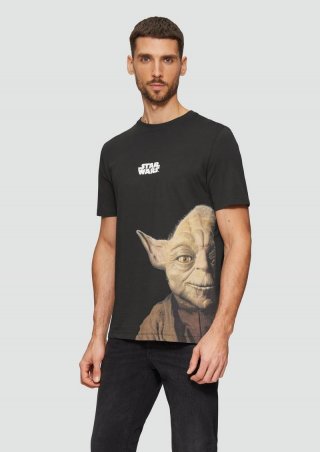 s.Oliver T-Shirt mit Star Wars™ Print - schwarz